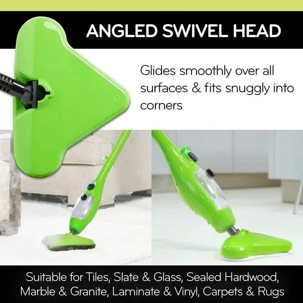 Versatile 5-in-1 Steam Cleaner for Floors, Fabrics and Glass