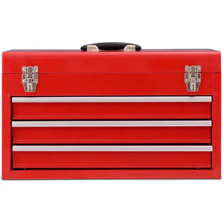 Portable 3 Drawers Mechanic Tool Cabinet Box