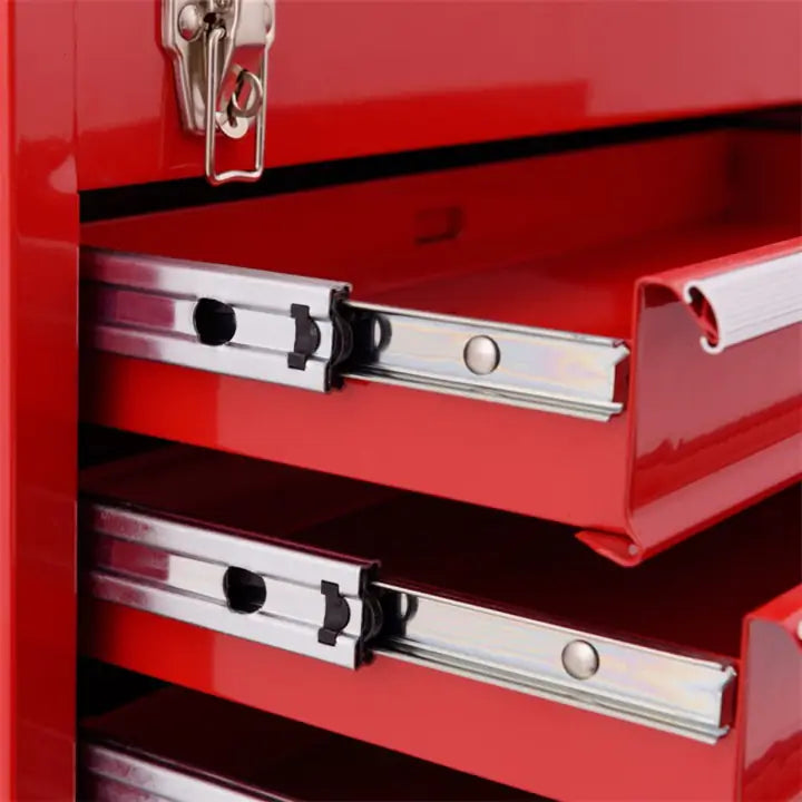 Portable 3 Drawers Mechanic Tool Cabinet Box