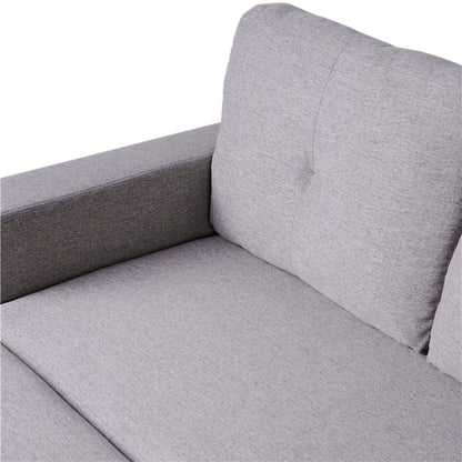Grey Fabric Reversible Sofabed Sectional w Large Lift up Storage