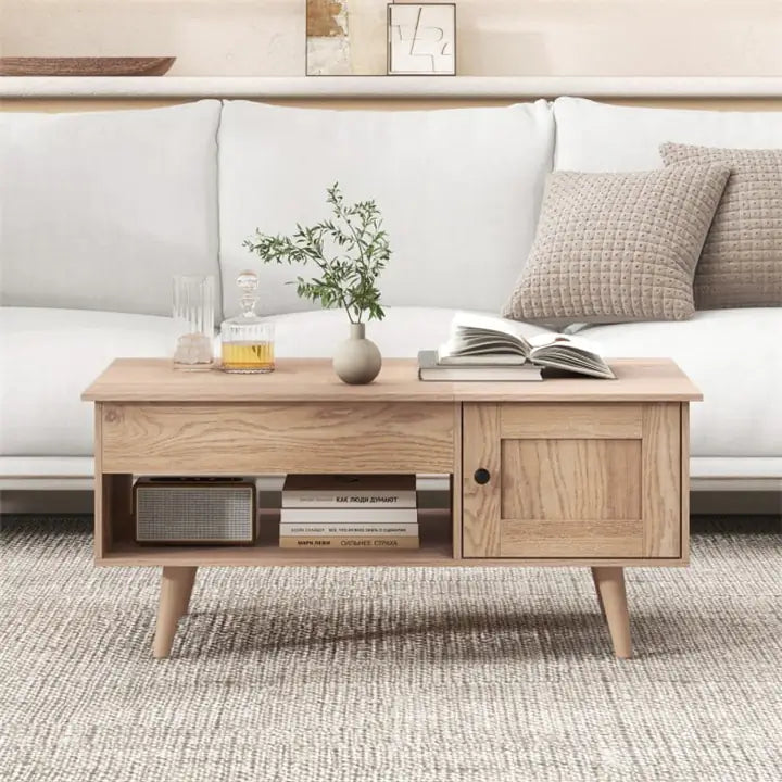 40 Inch Lift Top Coffee Table with Storage