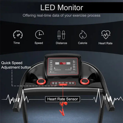 2.25HP Electric Running Machine Treadmill with Speaker