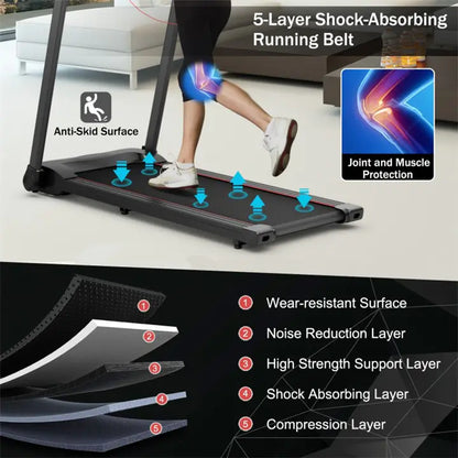 2.25HP Electric Running Machine Treadmill with Speaker