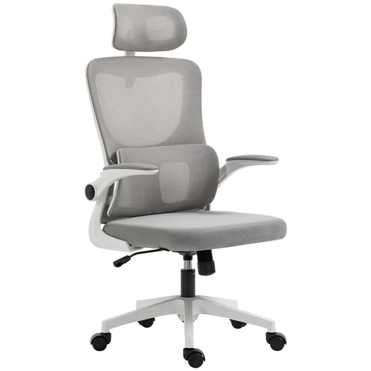 Ergonomic Office Mesh Chair with Adjustable Headrest & Height