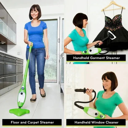 Versatile 5-in-1 Steam Cleaner for Floors, Fabrics and Glass