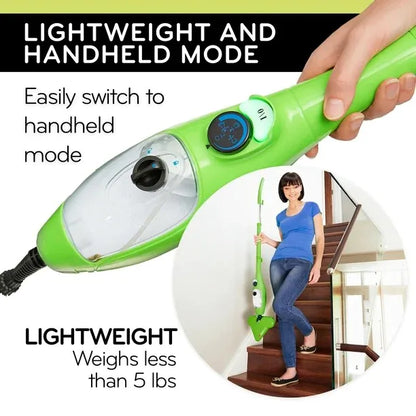 Versatile 5-in-1 Steam Cleaner for Floors, Fabrics and Glass