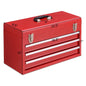Portable 3 Drawers Mechanic Tool Cabinet Box