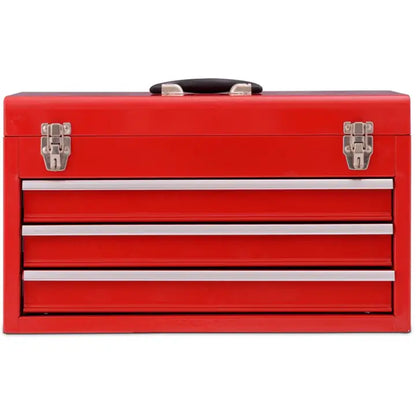 Portable 3 Drawers Mechanic Tool Cabinet Box