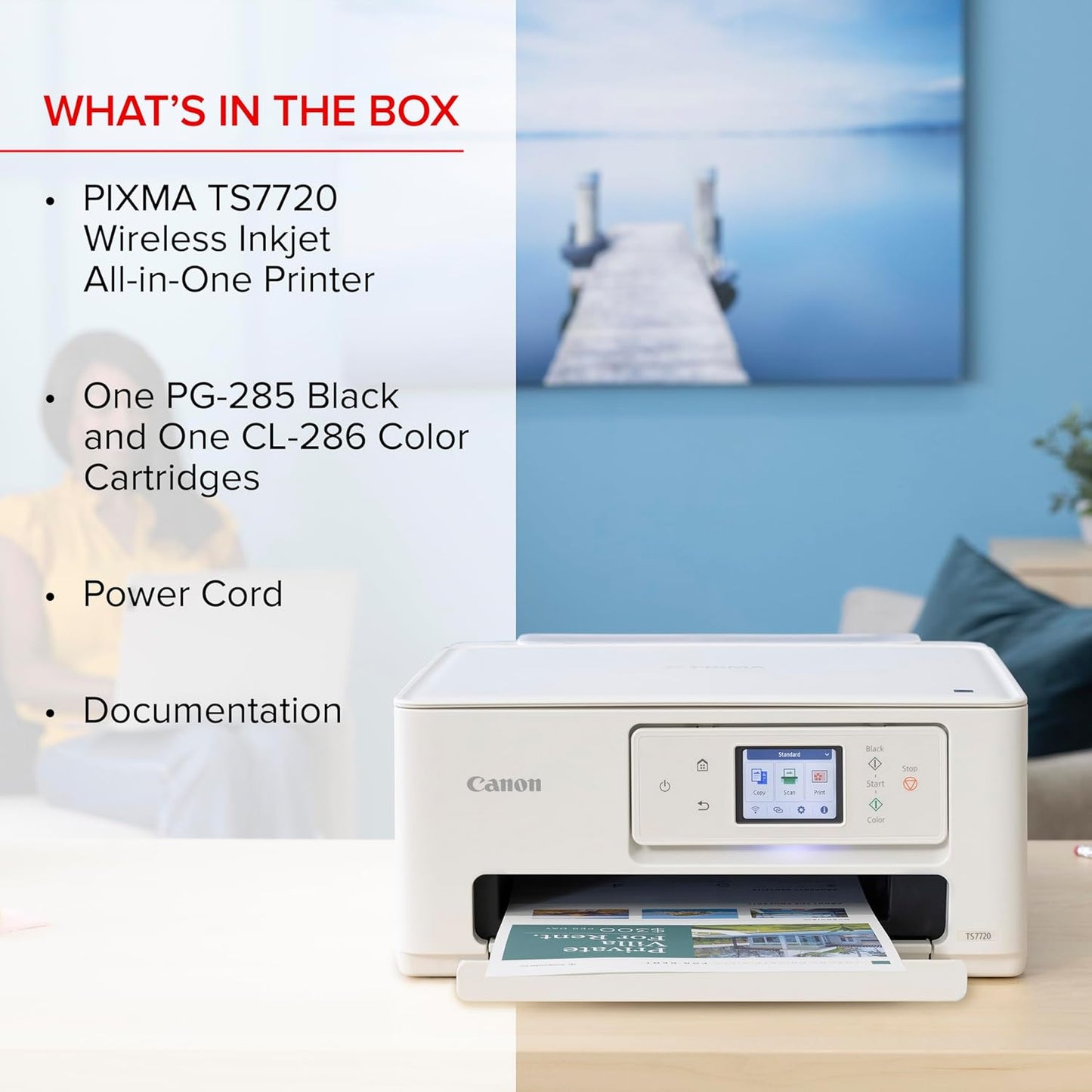 Canon PIXMA TS7720 – Wireless Home All-in-One Printer