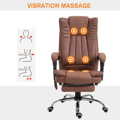 Massage Office Chair with 7-Point Vibration