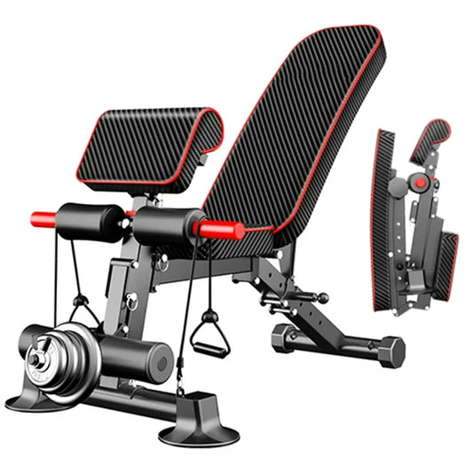 Foldable Heavy-Duty Adjustable Bench with Seven Angles