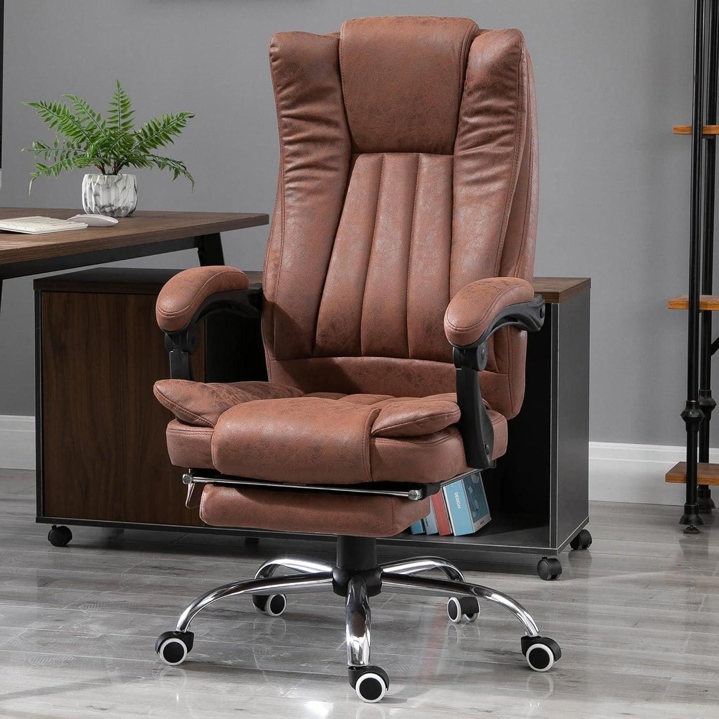 Massage Office Chair with 7-Point Vibration
